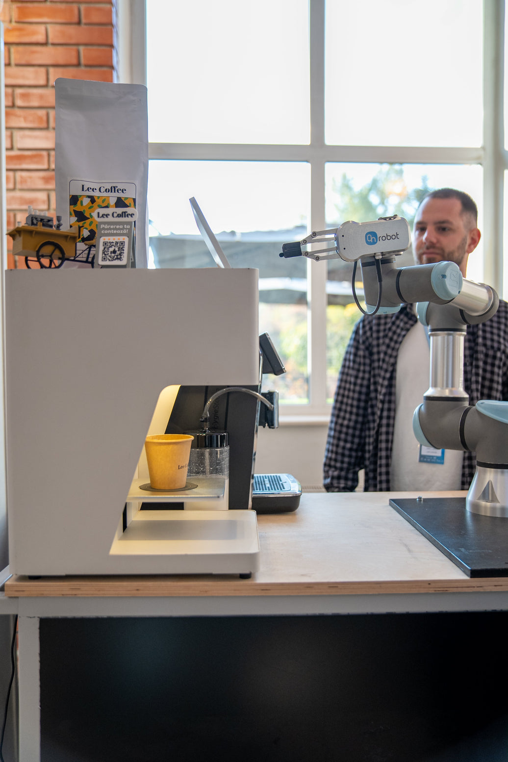 Lee Coffee la Solution Day Romania-Universal Robots